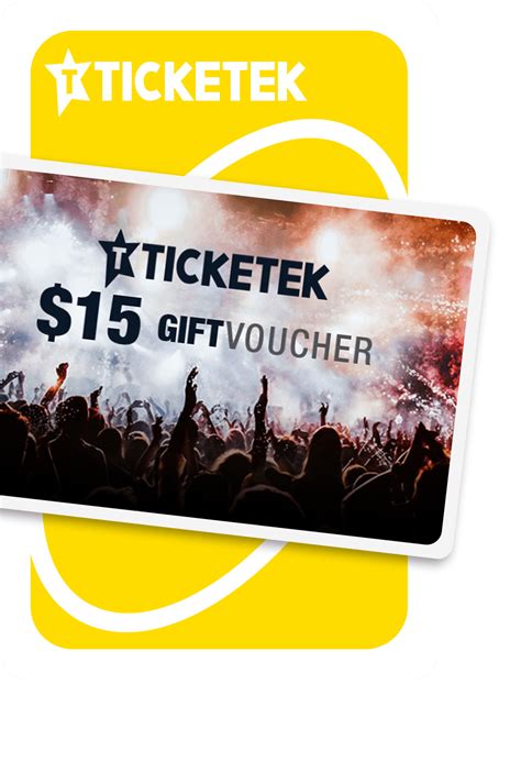 Ticketek voucher .
